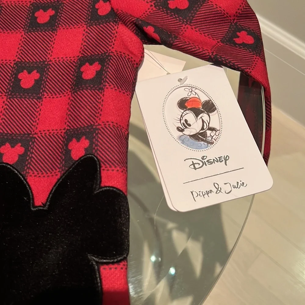 NWT Disney x Pippa & Julie Mickey Minnie Plaid Dress Girls